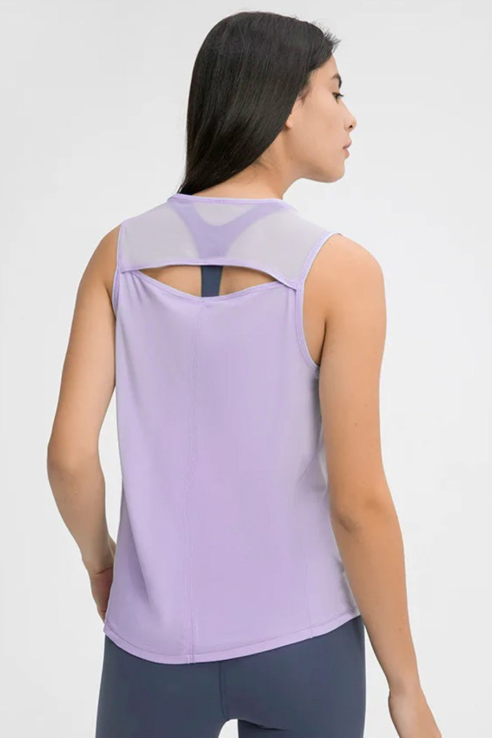 Pickleball Tennis Back Vent Tank Top