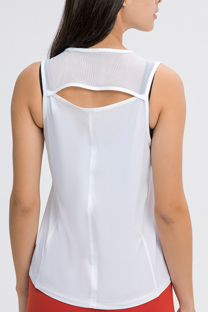 Pickleball Tennis Back Vent Tank Top