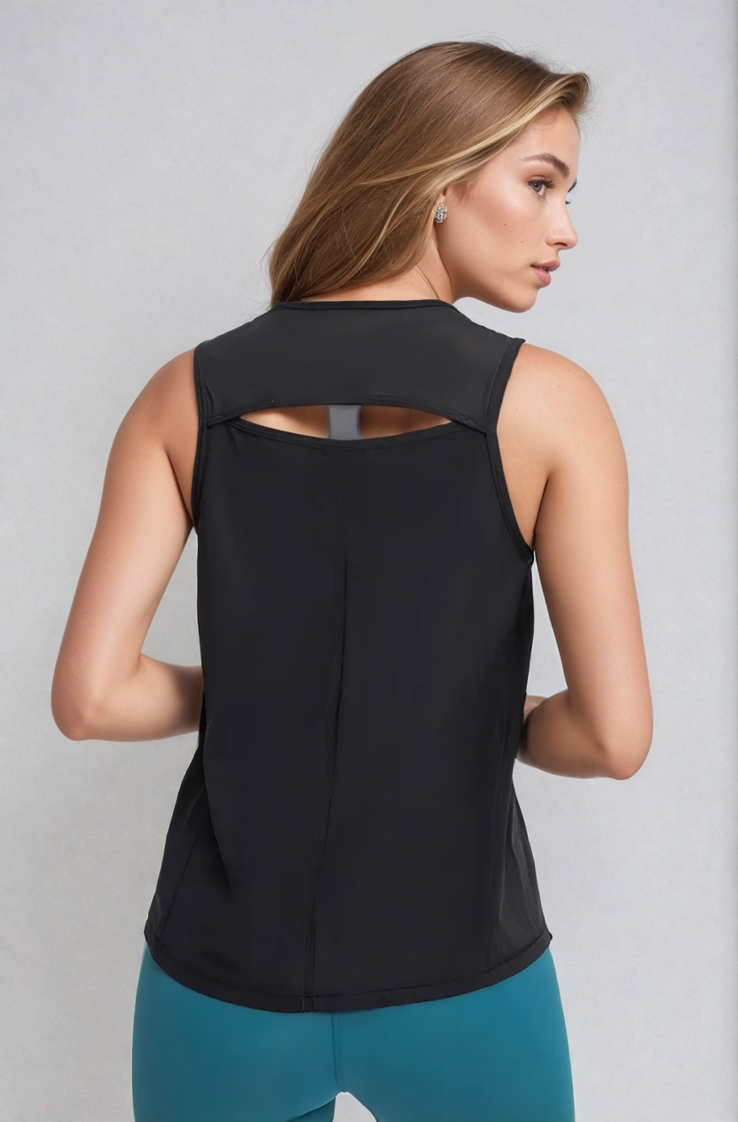 Pickleball Tennis Back Vent Tank Top